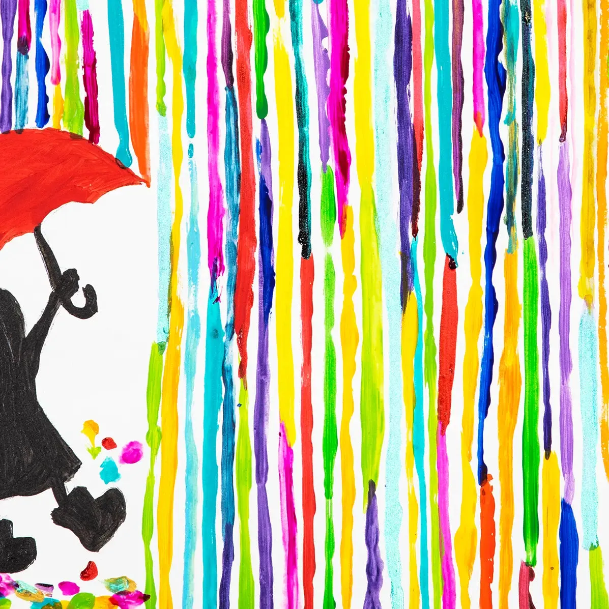 Rainbow Rain Micro-puzzle - Mini Jigsaw Puzzle