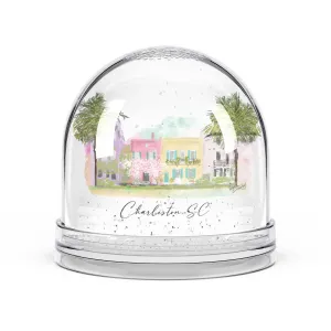 RAINBOW ROW - Snow Globe