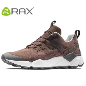 RAX New Men's Suede Leather Waterproof Cushioning Hiking Shoes