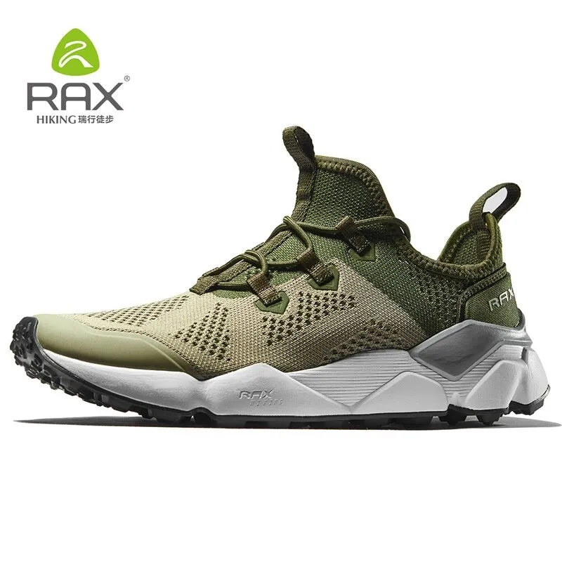 RAX New Men's Suede Leather Waterproof Cushioning Hiking Shoes