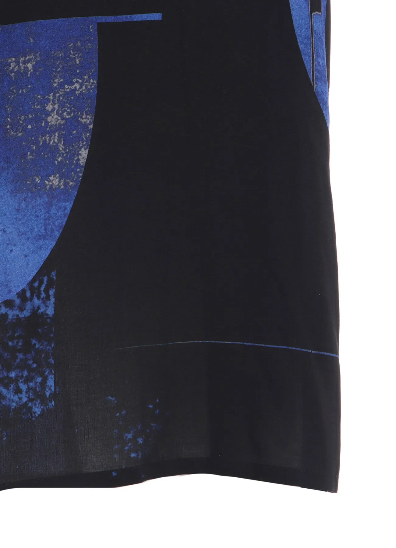 RAYON PRINT DOT PATTERN LONG SHIRT
