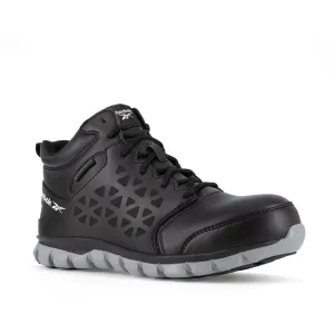 Reebok Men's Sublite Cushion Comp Toe Waterproof Athletic Work Shoe - Black - RB4144