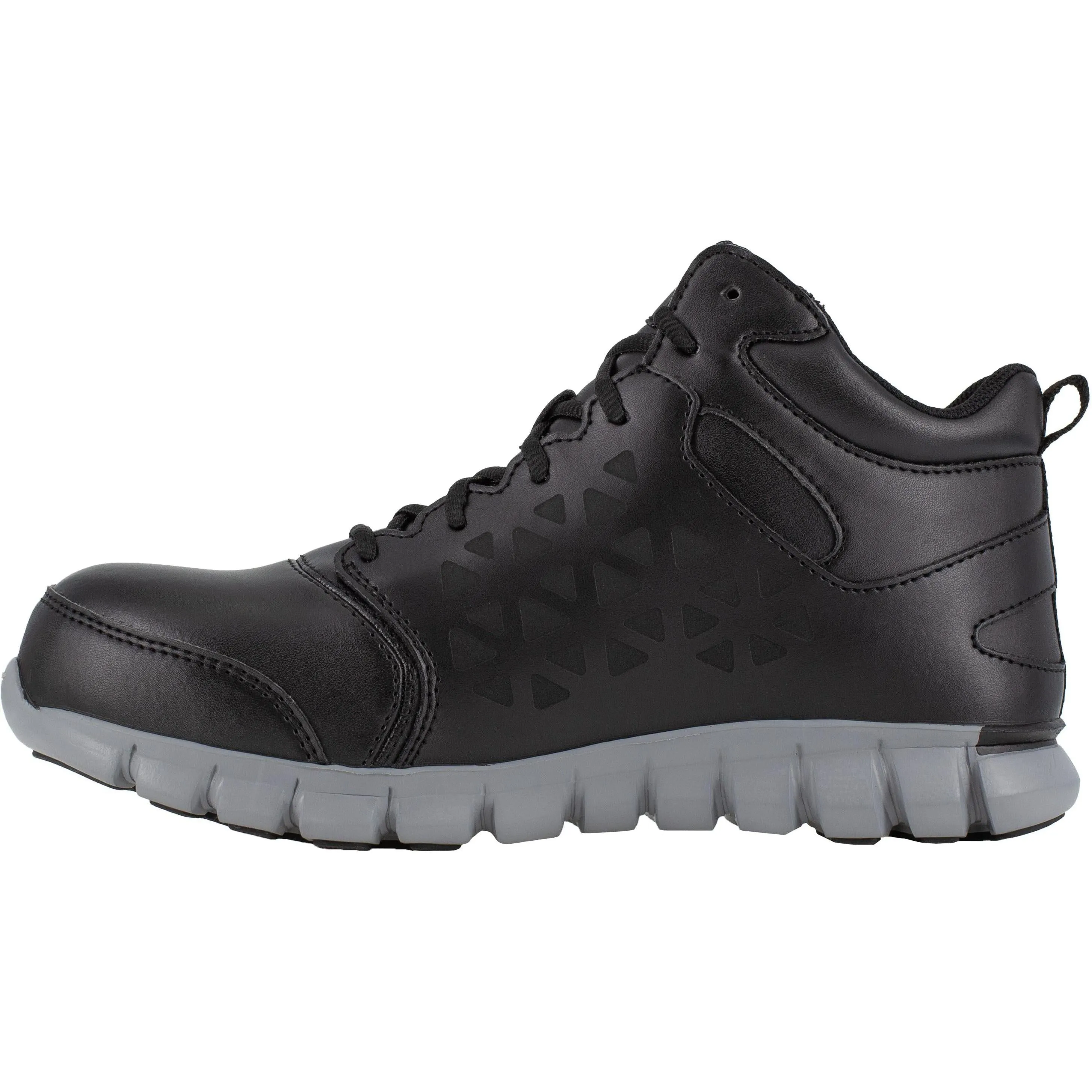 Reebok Men's Sublite Cushion Comp Toe Waterproof Athletic Work Shoe - Black - RB4144
