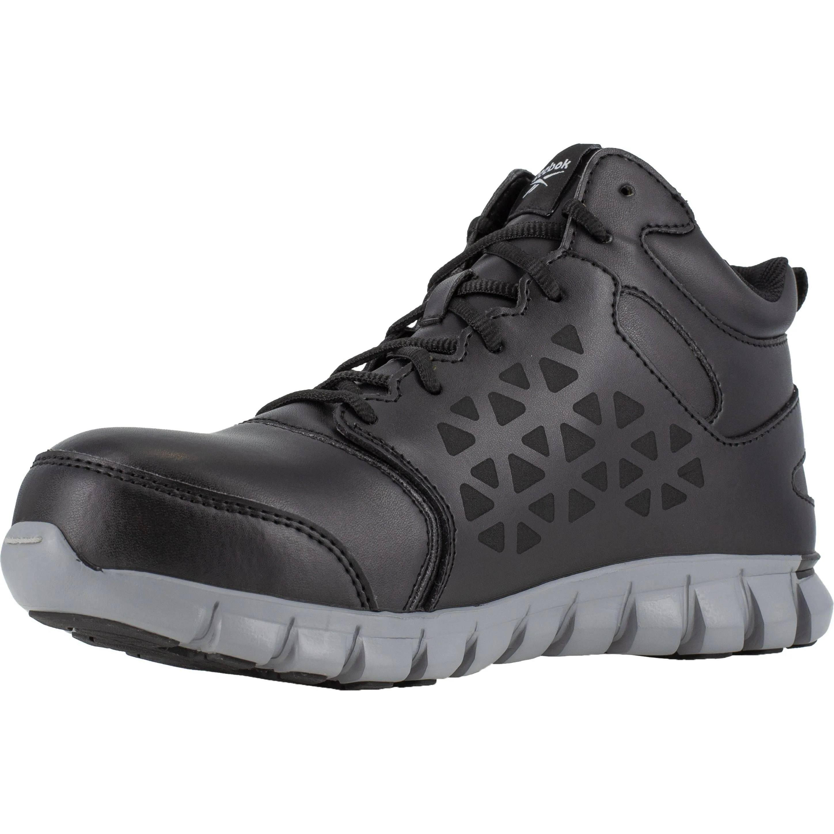 Reebok Men's Sublite Cushion Comp Toe Waterproof Athletic Work Shoe - Black - RB4144