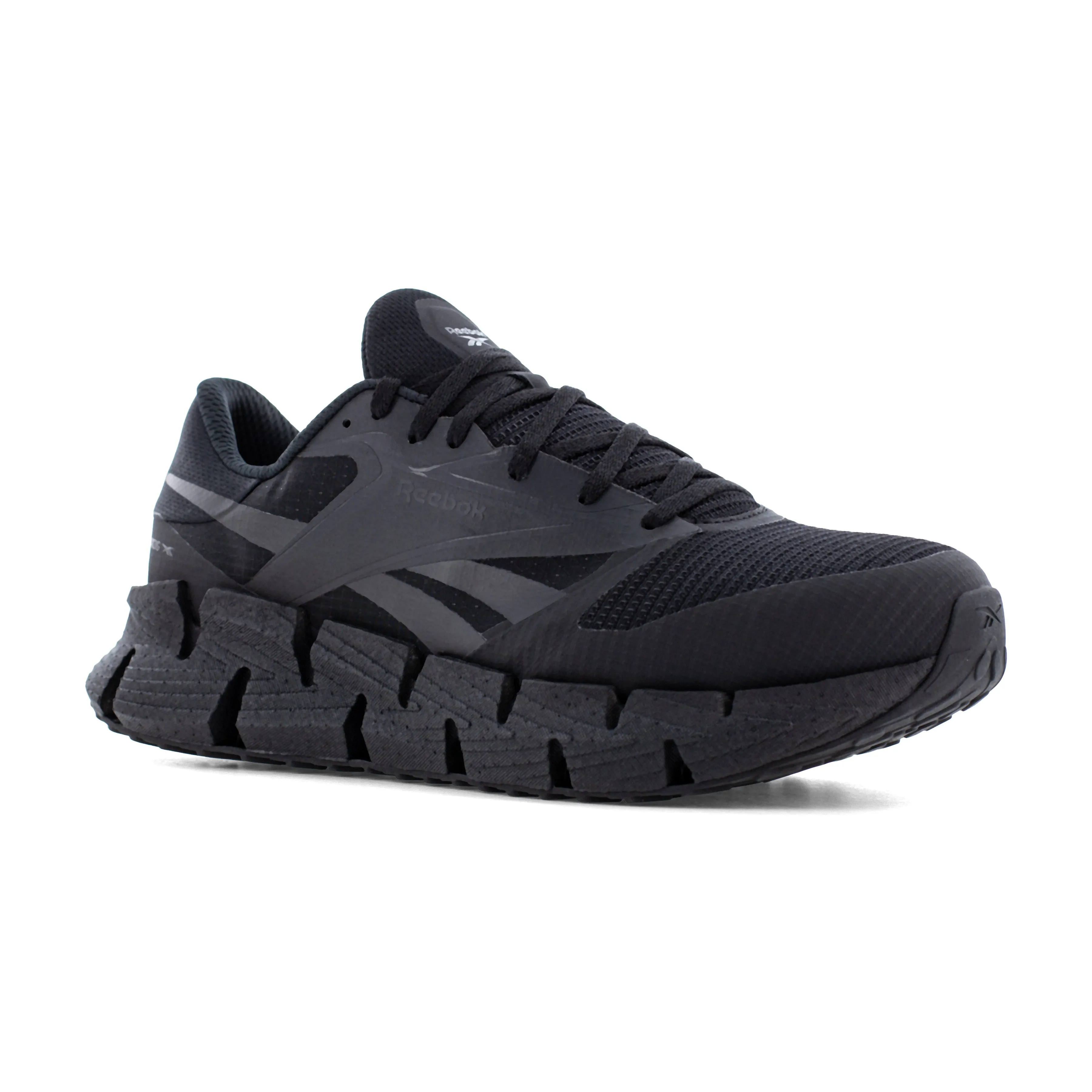Reebok Women's FloatZig Comp Toe Athletic Work Shoe - Black - RB303