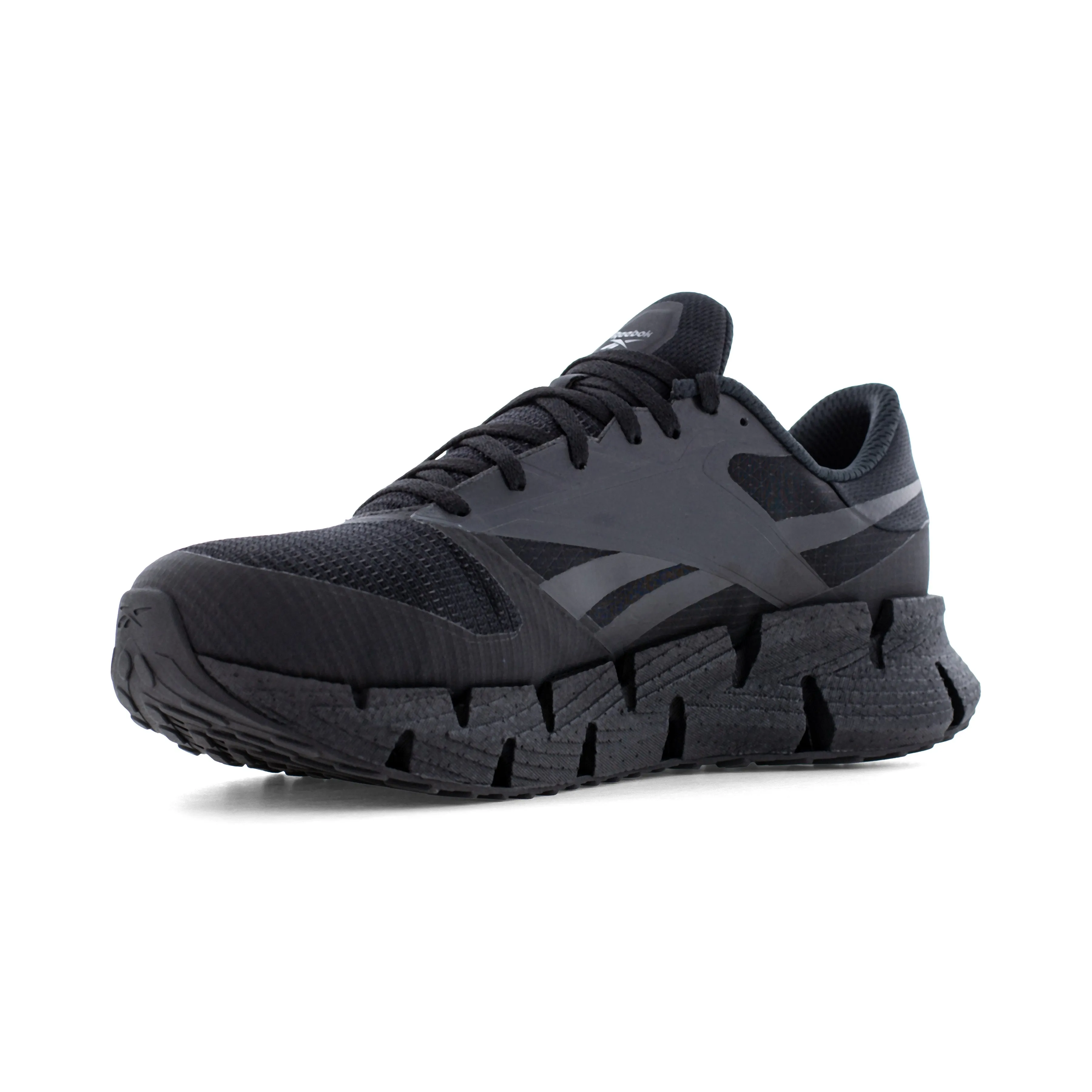 Reebok Women's FloatZig Comp Toe Athletic Work Shoe - Black - RB303