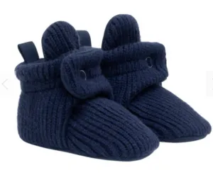 Robeez Corduroy Baby Booties in Navy Blue : Sizes 0/3 to 6/12M