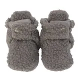 Robeez Sherpa Baby Booties in Grey Blue : Sizes 0/3 to 6/12M