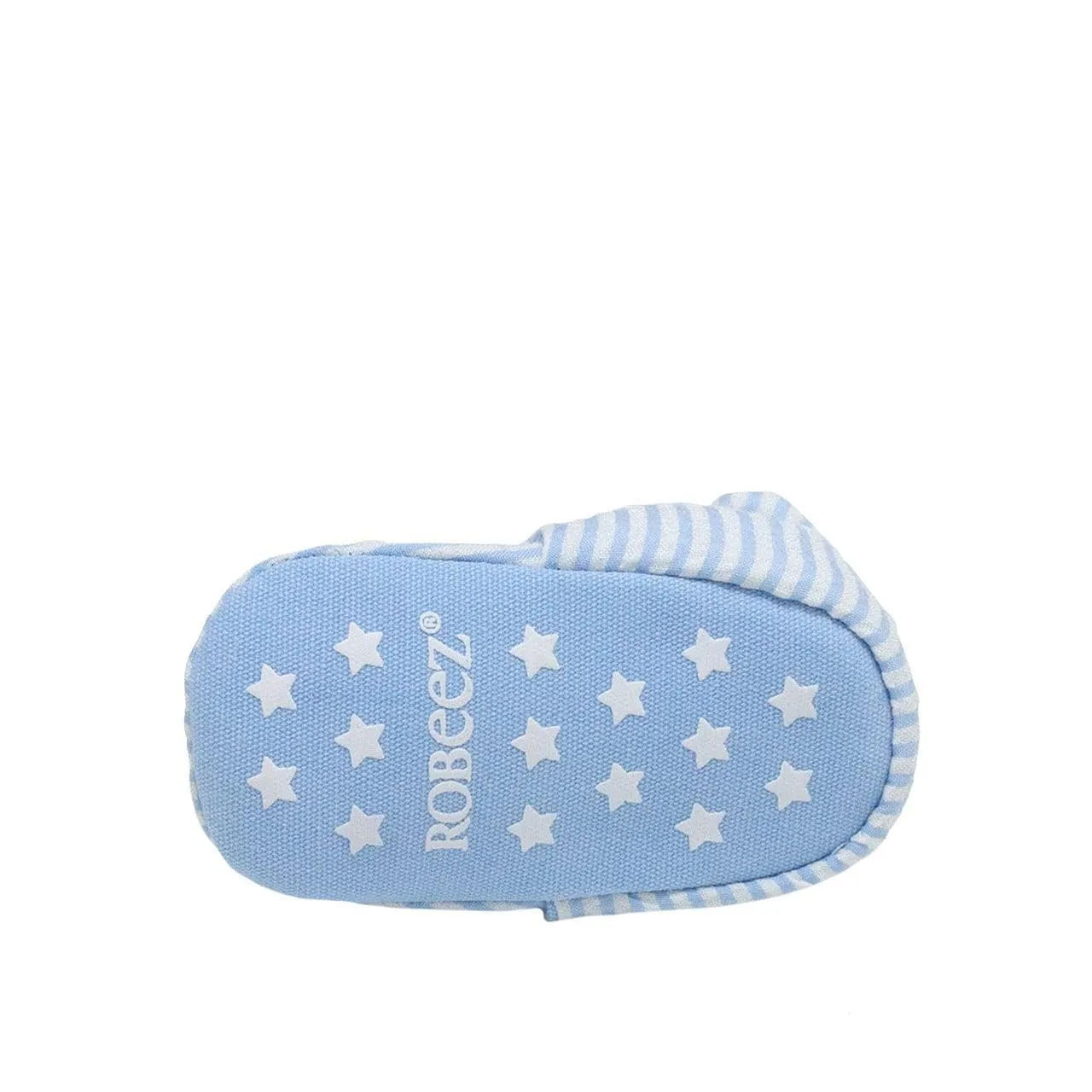 Robeez Snap Bootie-Seersucker Light Blue