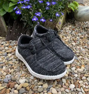 Roper Children/Youth Hang Loose Black Slip On Casual Shoe 1793-3113