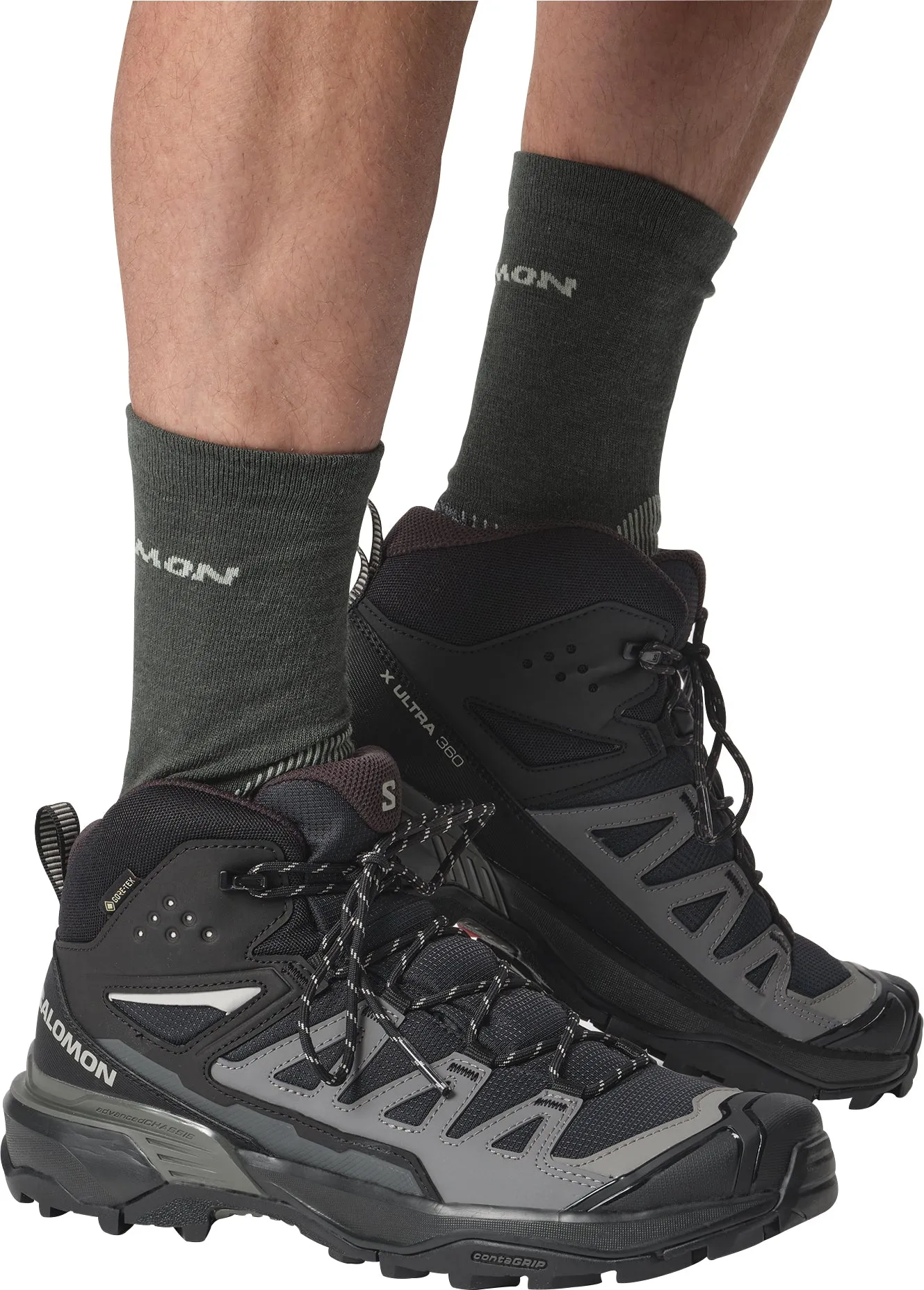 Salomon X Ultra 360 Mid GORE-TEX Mens Walking Boots - Black