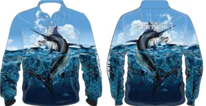 Samaki Black Marlin Shirt - Kids