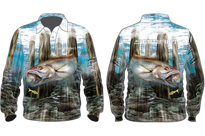 Samaki Mulloway Adult Fishing Shirt