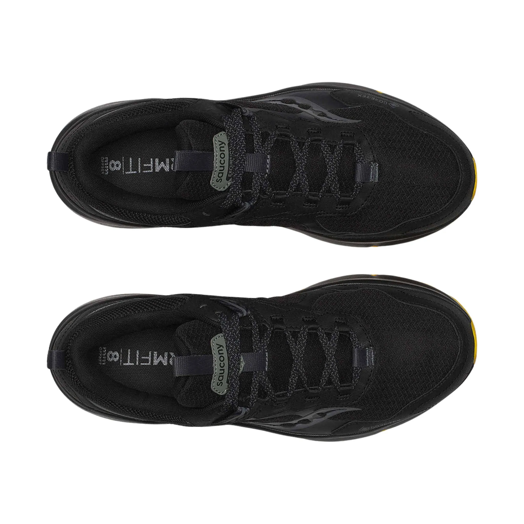 Saucony Men's Excursion TR17 GTX Trail Shoes - Black/Oak