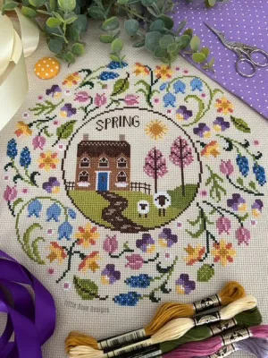Seasonal Circles - Spring - Little Dove Designs - Cross Stitch Pattern