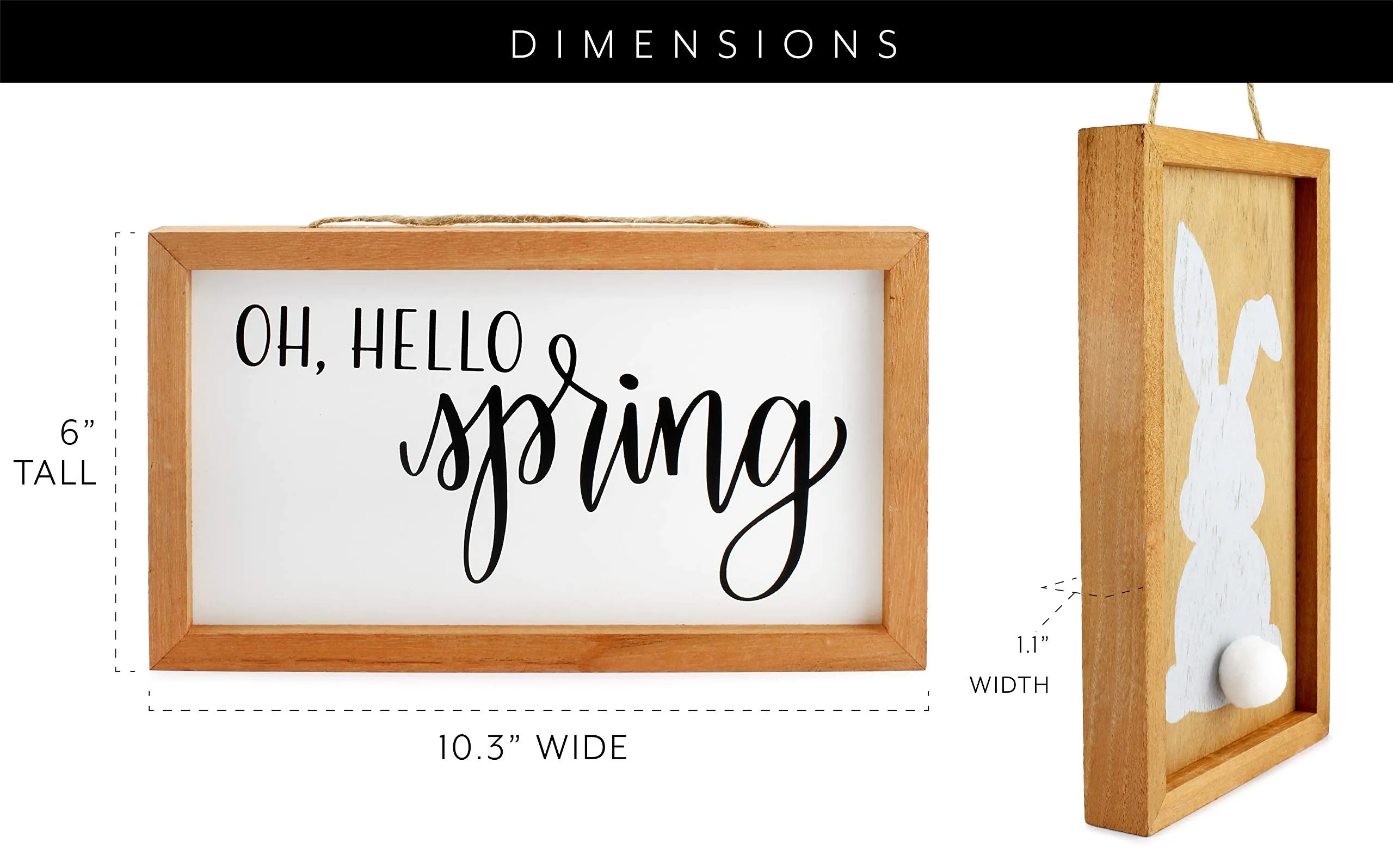 Seasonal Decor Theme Wood Signs (Set of 2)