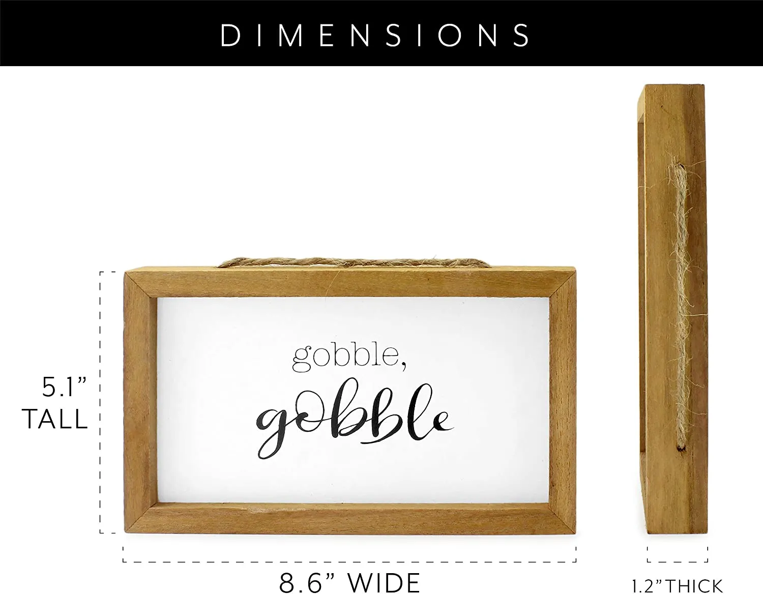 Seasonal Decor Theme Wood Signs (Set of 2)