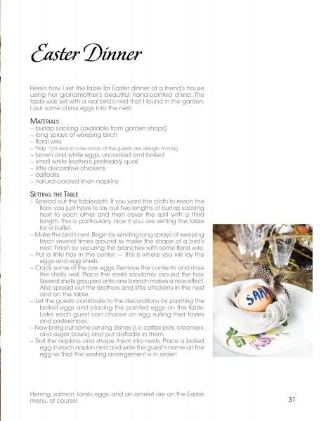 Seasonal Table Settings
