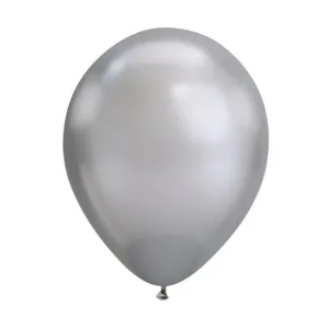 Silver Chrome Balloons Pack