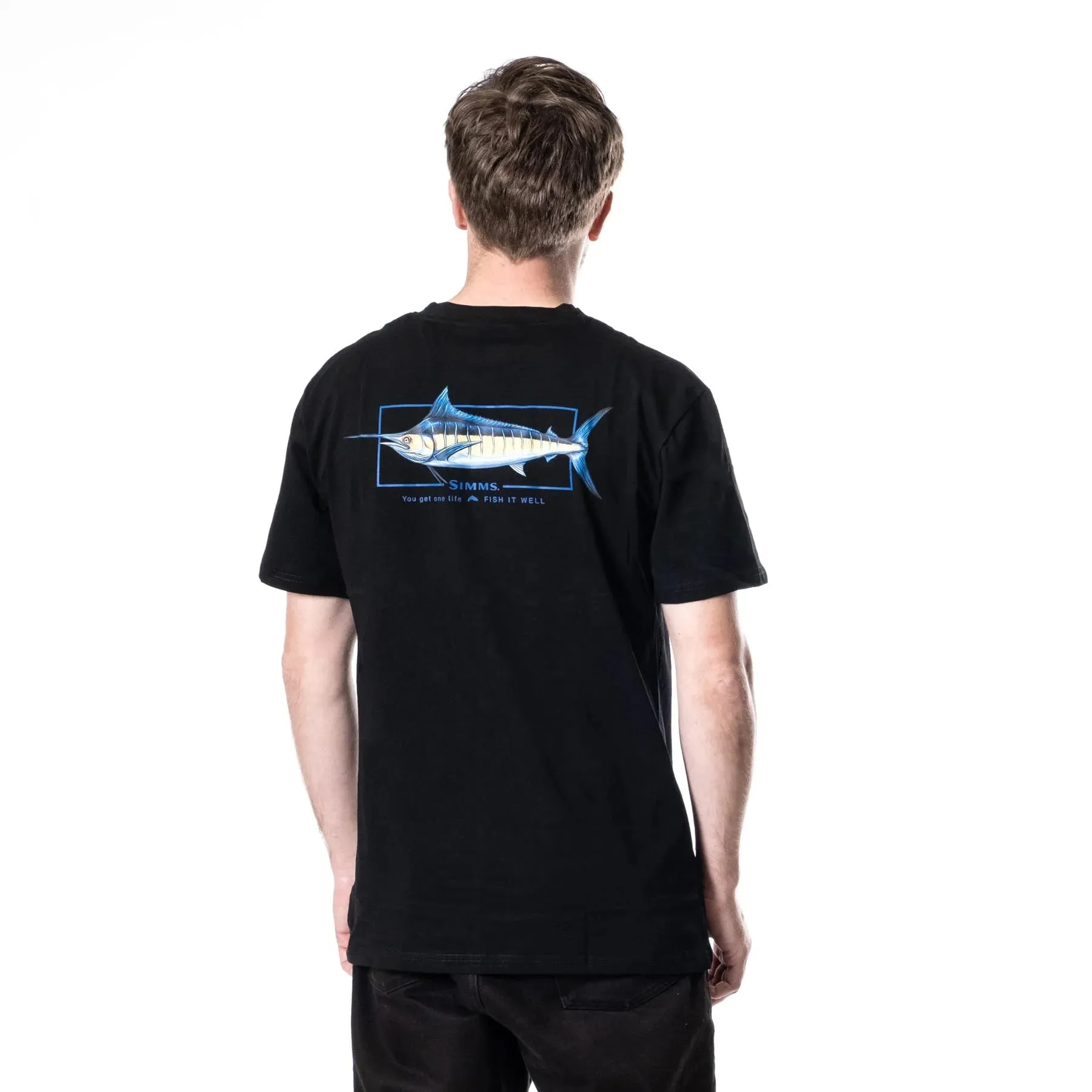 Simms Artist Tee 2024 - Blue Marlin Fish It Well