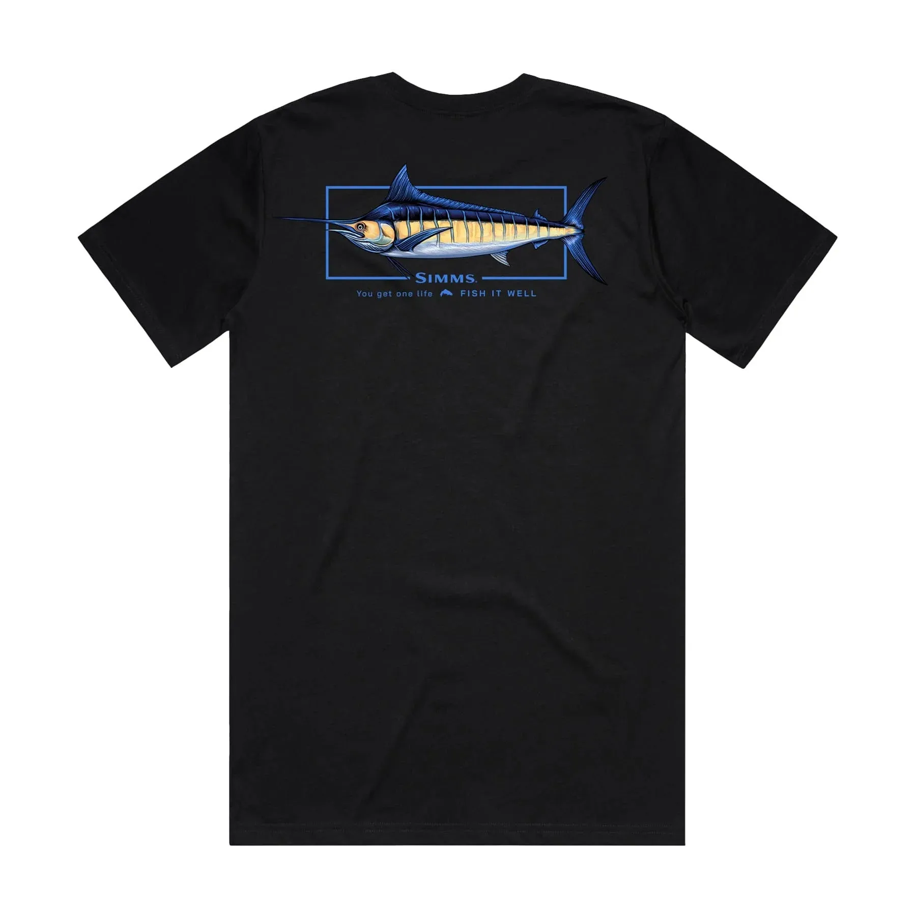 Simms Artist Tee 2024 - Blue Marlin Fish It Well