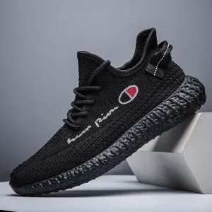 Size 39-44 Men Sneakers Basketball Shoes Wear-resistant Flying Woven Mesh Breathable Running Shoes