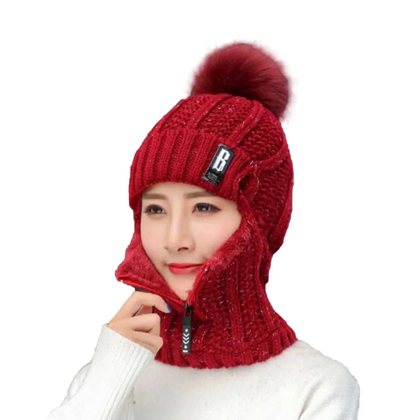 Ski Mask Winter Breathable Thermal Face Mask Neck Warmer Scarf Helmet Hood