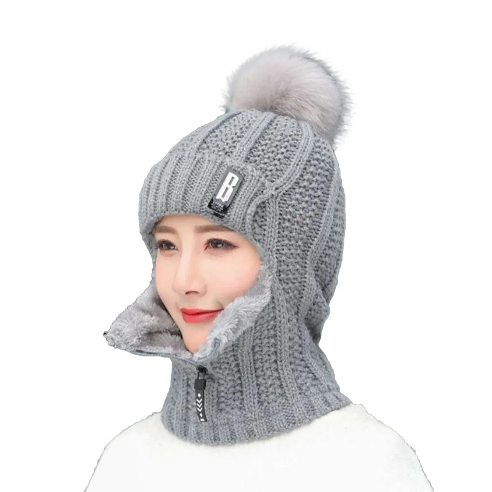 Ski Mask Winter Breathable Thermal Face Mask Neck Warmer Scarf Helmet Hood