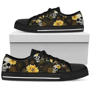 Skulls & Sunflowers Low Tops Sneakers