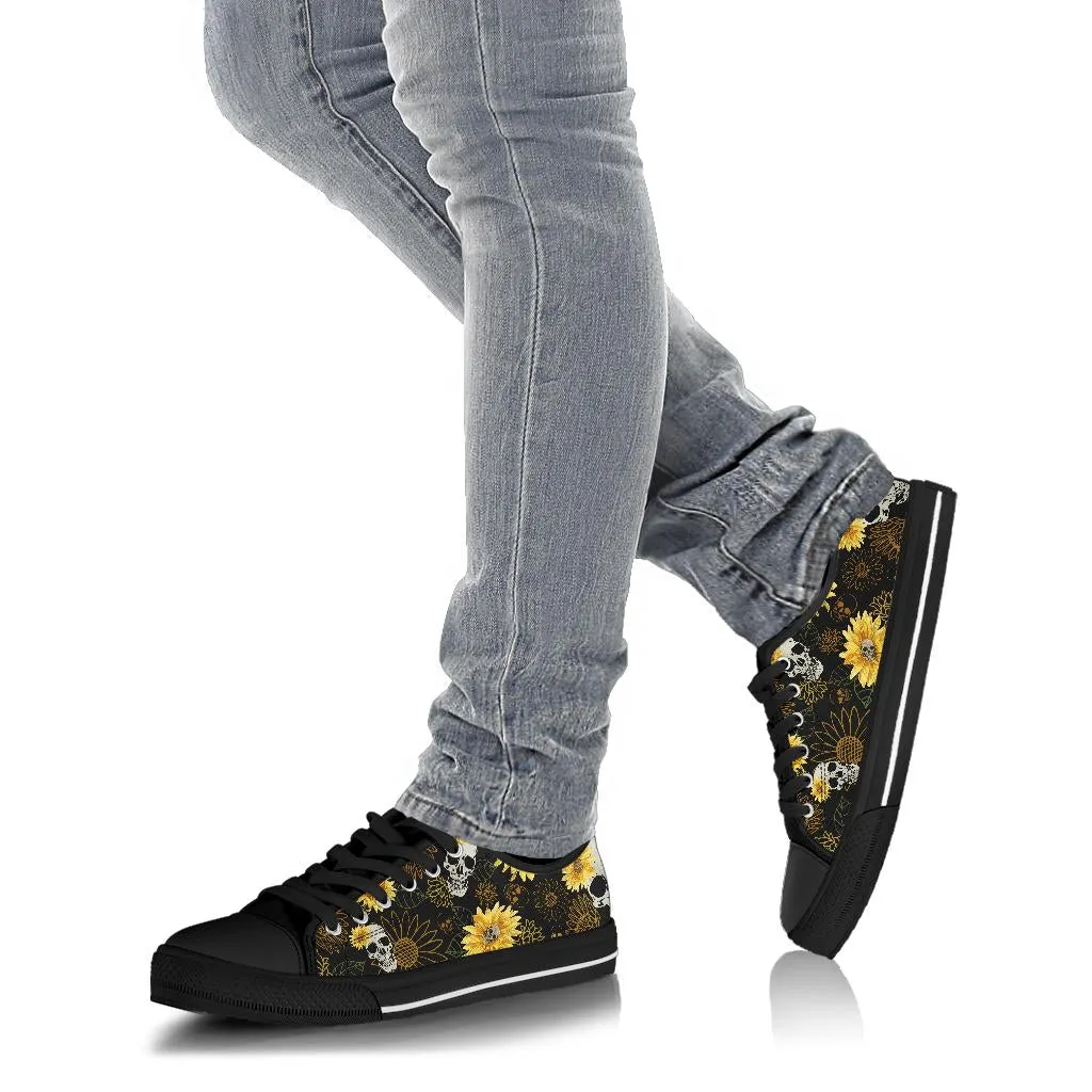 Skulls & Sunflowers Low Tops Sneakers