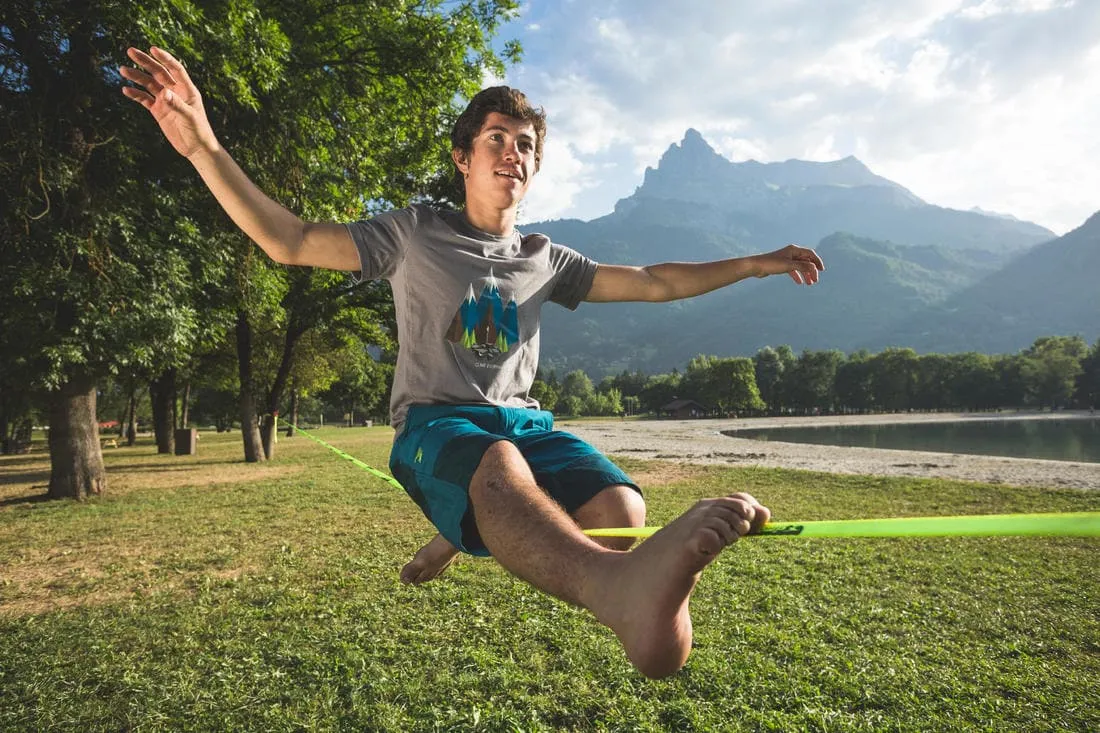 SLACKLINE 15 MÈTRES VERT