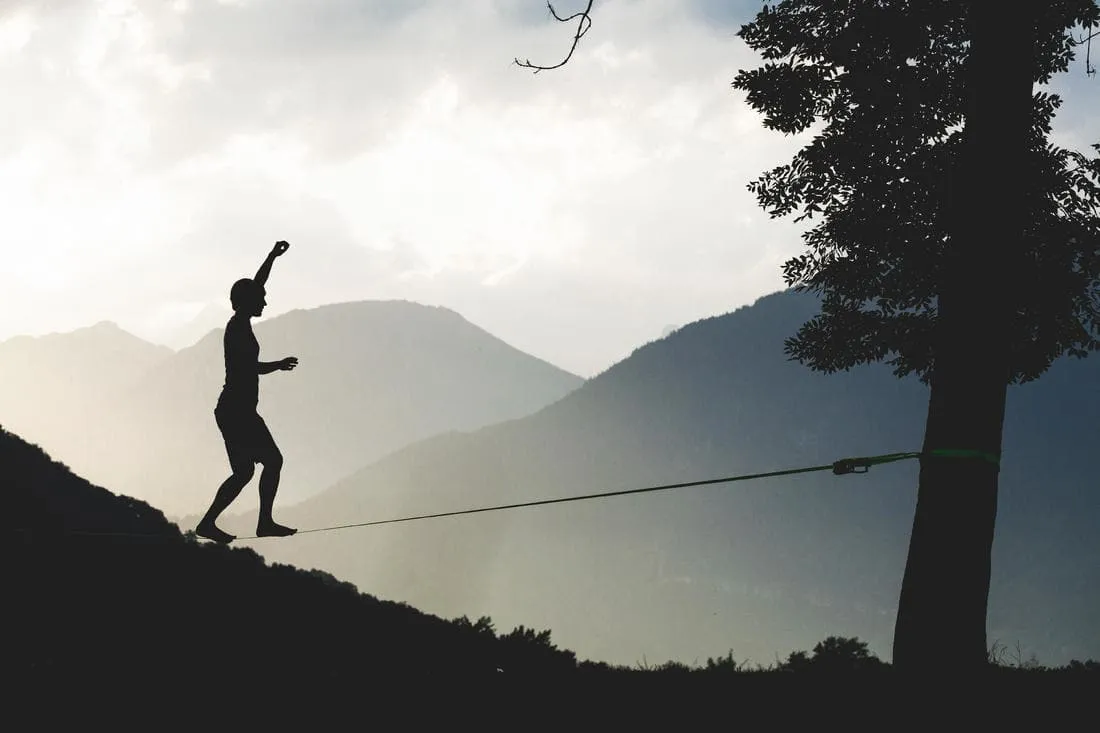 SLACKLINE 15 MÈTRES VERT