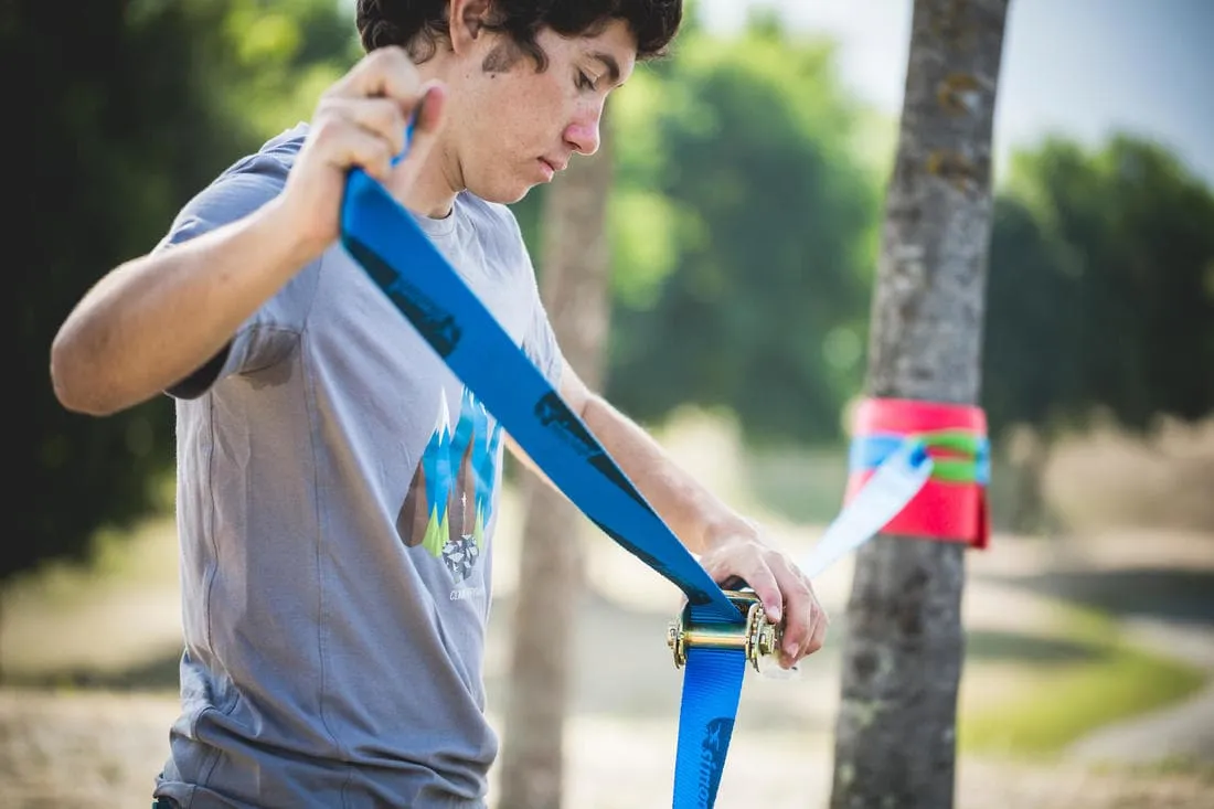 SLACKLINE 15 MÈTRES VERT