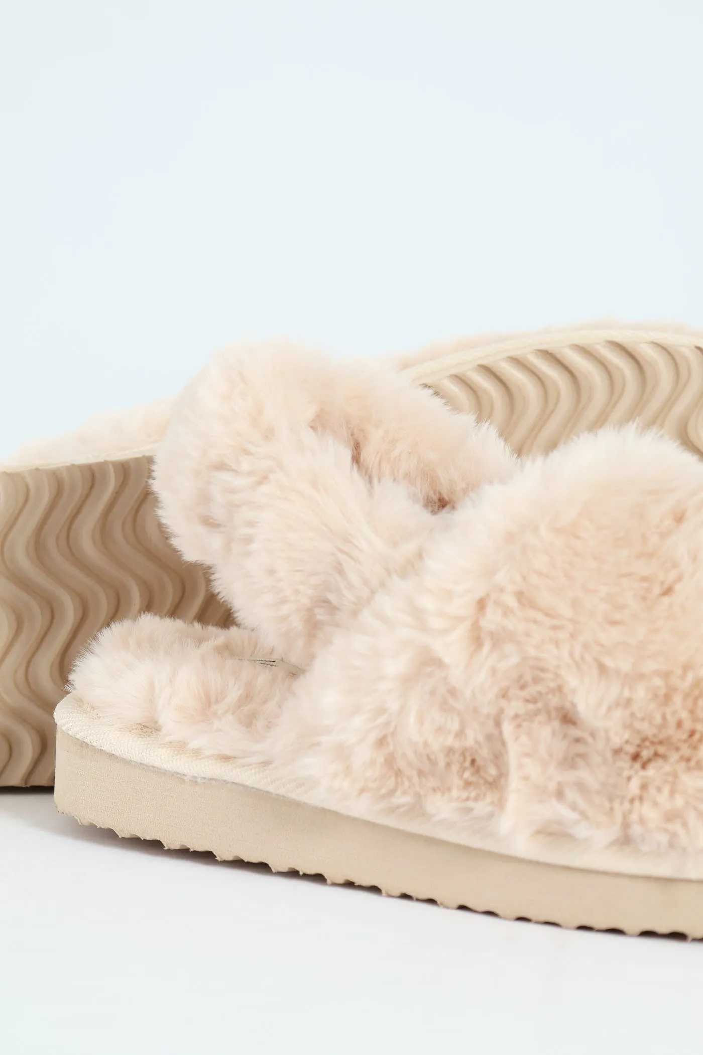Slingback Closed Toe Slipper - Stone