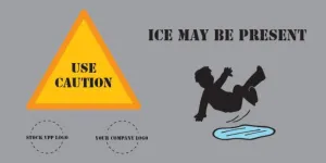 Slipping On Ice Banner - #402946B