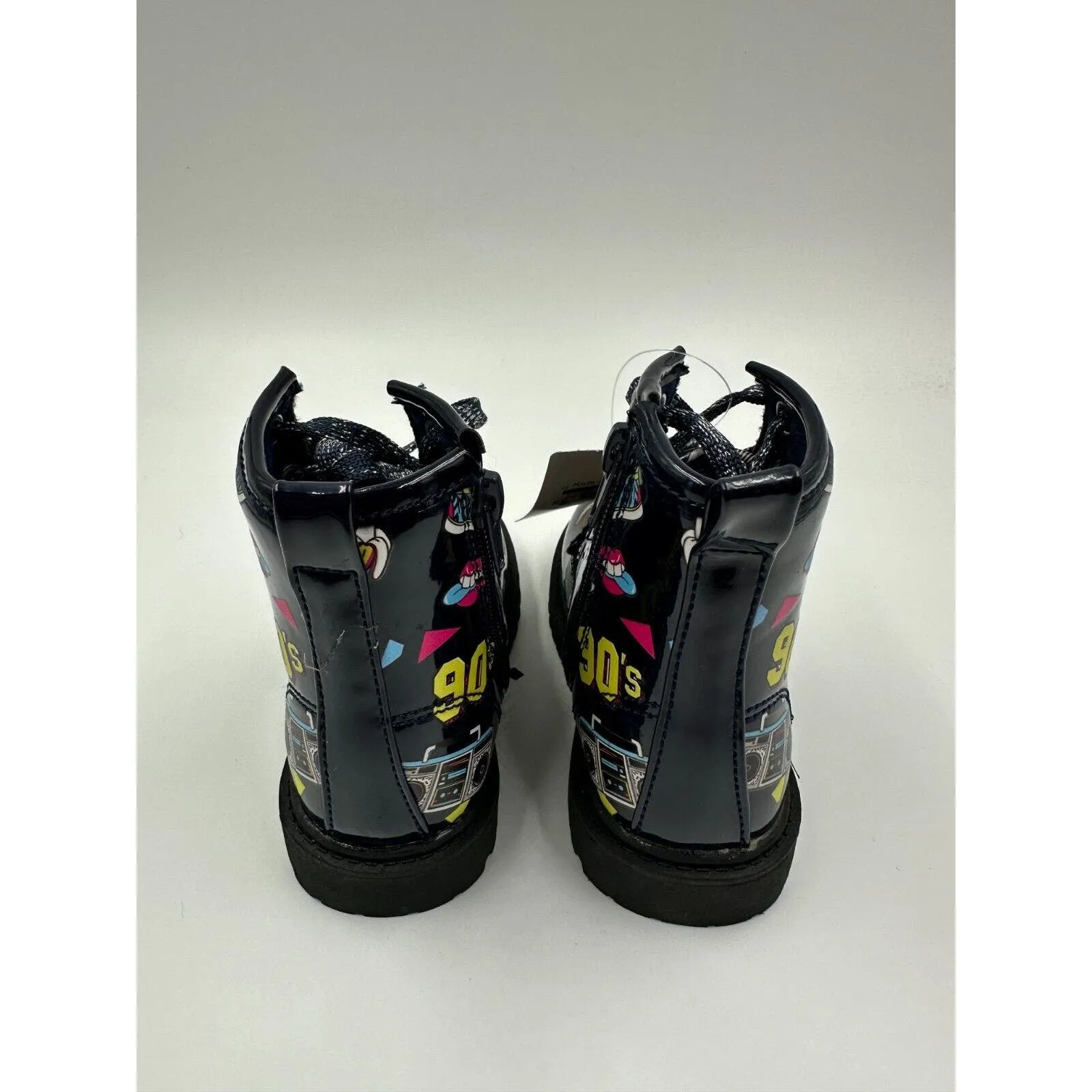 Small Kid Size 7, '90s Themed Rain Boots