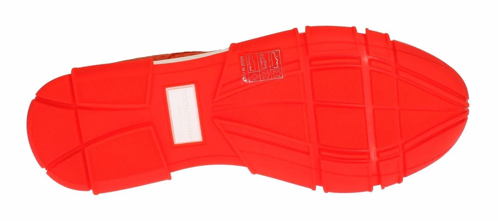 Sneaker Shoes Orange Leather Sport Casual