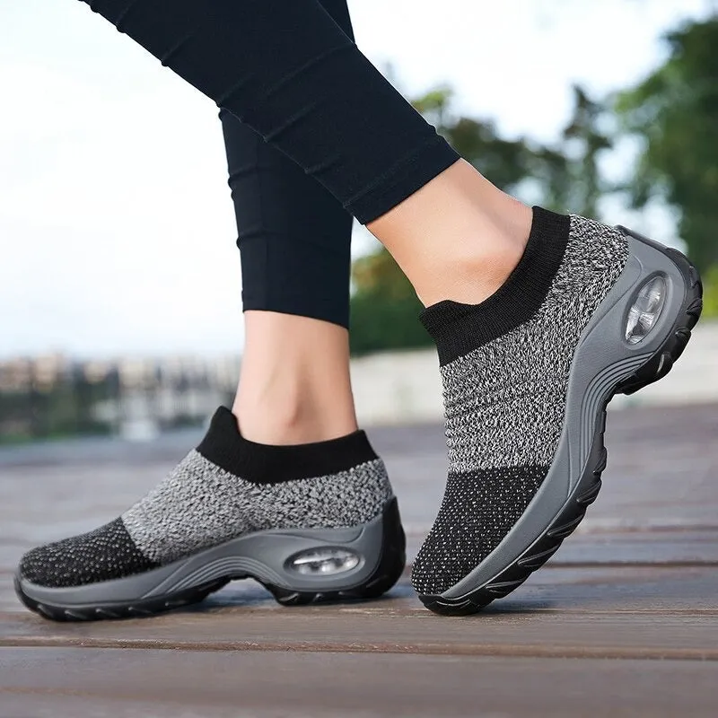 Sneakers Women Tennis Shoes Light Air Cushion Walking Footwear