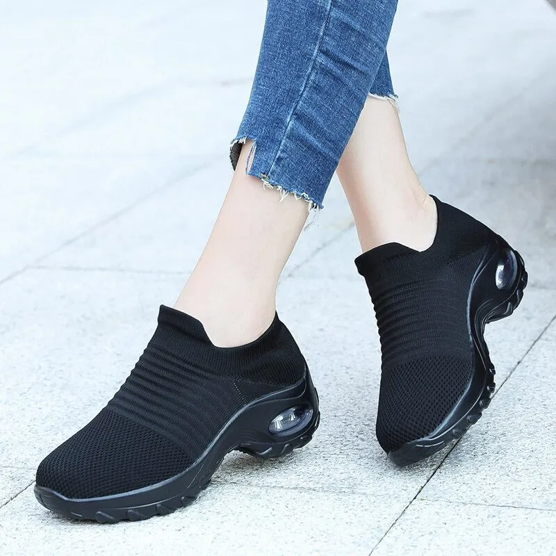 Sneakers Women Tennis Shoes Light Air Cushion Walking Footwear