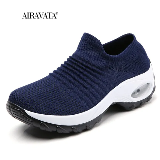 Sneakers Women Tennis Shoes Light Air Cushion Walking Footwear