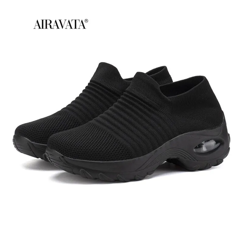 Sneakers Women Tennis Shoes Light Air Cushion Walking Footwear