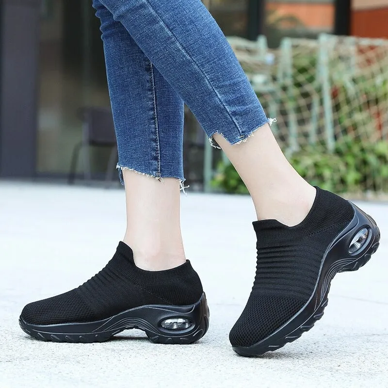 Sneakers Women Tennis Shoes Light Air Cushion Walking Footwear