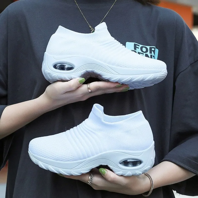Sneakers Women Tennis Shoes Light Air Cushion Walking Footwear
