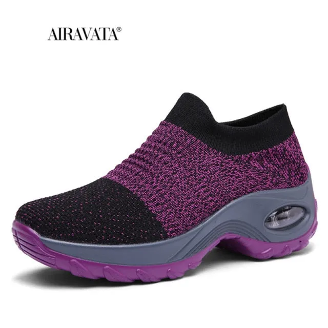 Sneakers Women Tennis Shoes Light Air Cushion Walking Footwear