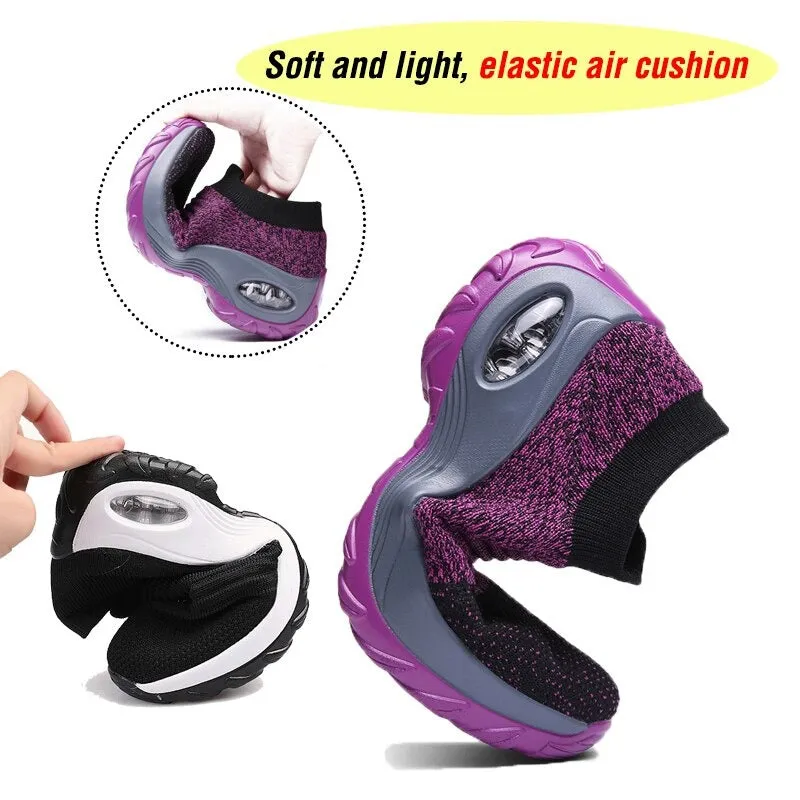 Sneakers Women Tennis Shoes Light Air Cushion Walking Footwear