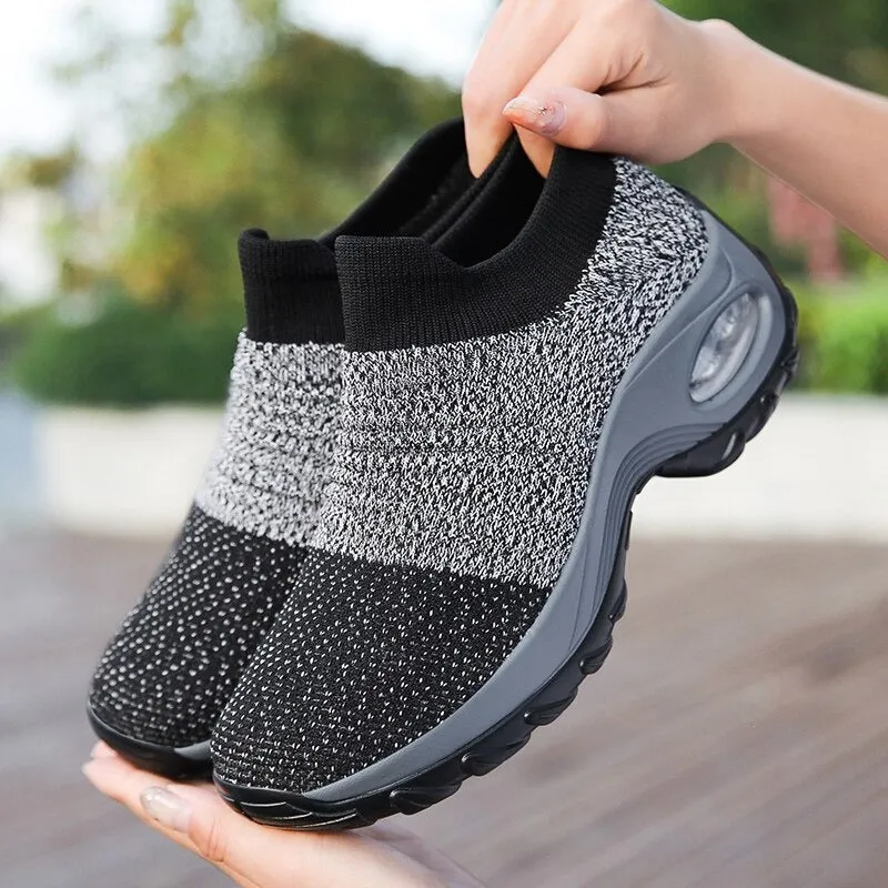 Sneakers Women Tennis Shoes Light Air Cushion Walking Footwear