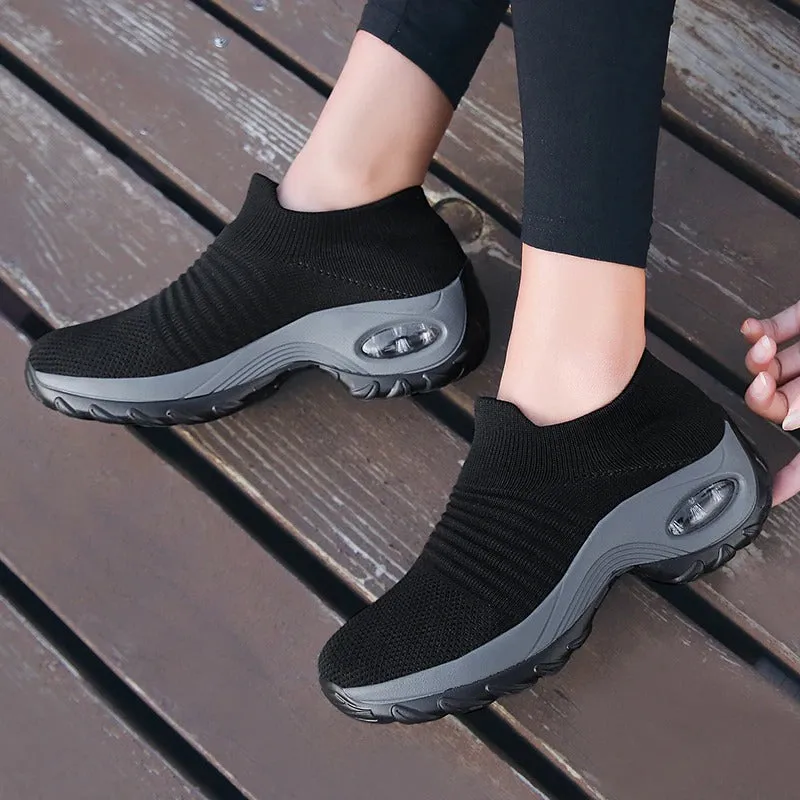 Sneakers Women Tennis Shoes Light Air Cushion Walking Footwear