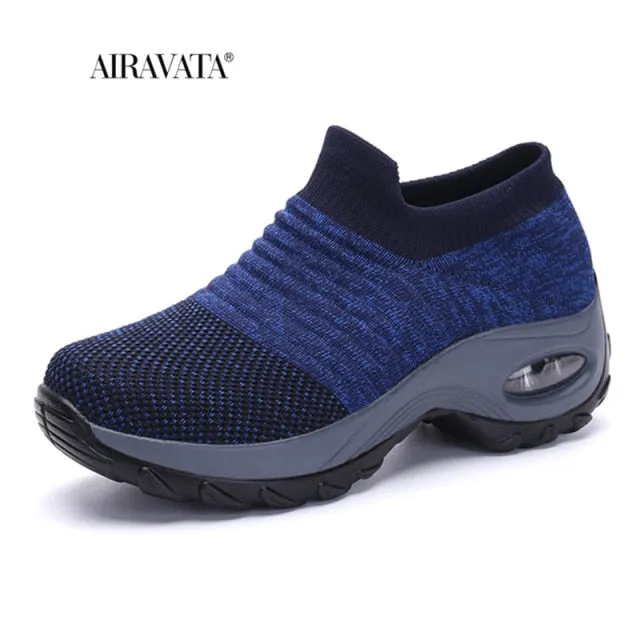Sneakers Women Tennis Shoes Light Air Cushion Walking Footwear