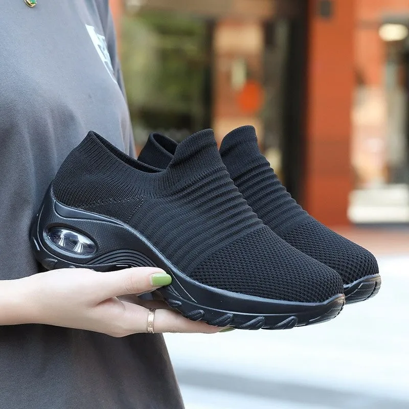 Sneakers Women Tennis Shoes Light Air Cushion Walking Footwear