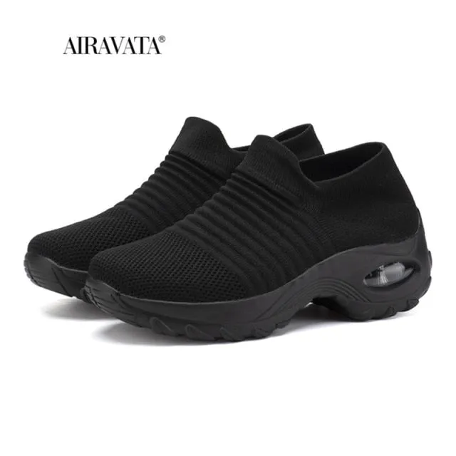 Sneakers Women Tennis Shoes Light Air Cushion Walking Footwear